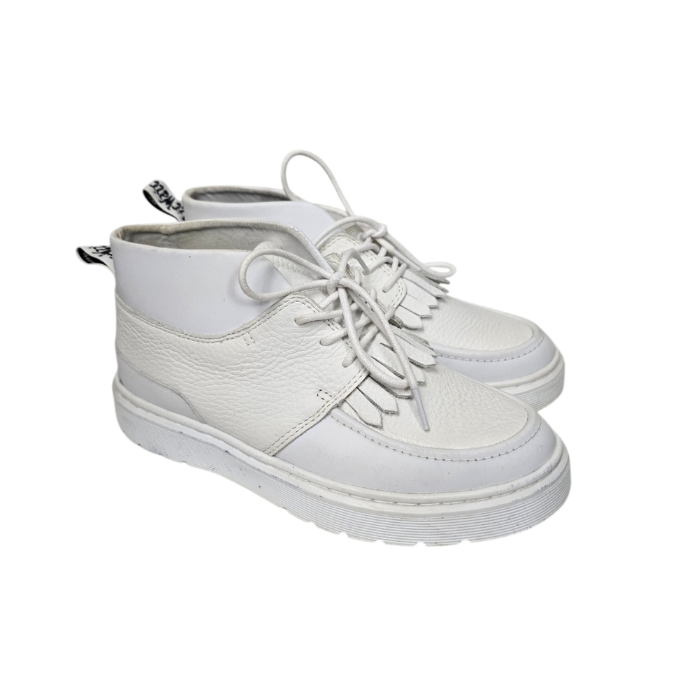Dr. Martens Jemima Venice Aunt Sally White Leather Chukka Boots 7